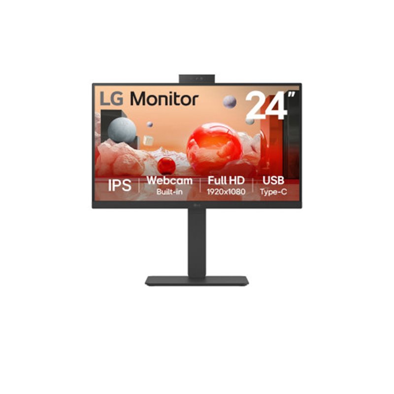 LG 24BA850-B pantalla para PC 60,5 cm (23.8") 1920 x 1080 Pixeles Full HD Negro