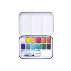 ESTUCHE METALICO ACUARELAS 12 COLORES METALIZADOS STAEDTLER 888M M12-C