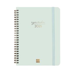 AGENDA 2025 TRENDY ALMA E10 155X212MM SEMANA VISTA HORIZONTAL MENTA FINOCAM 762020325