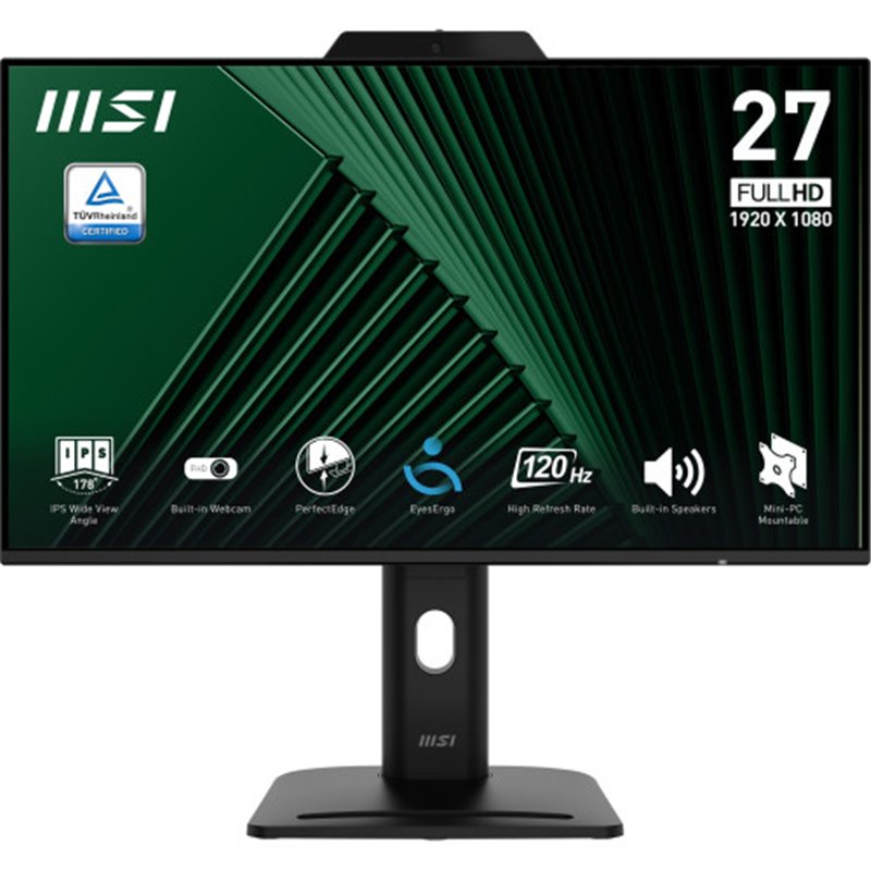 MSI PRO MP272PMG pantalla para PC 68,6 cm (27") 1920 x 1080 Pixeles Full HD LCD Negro