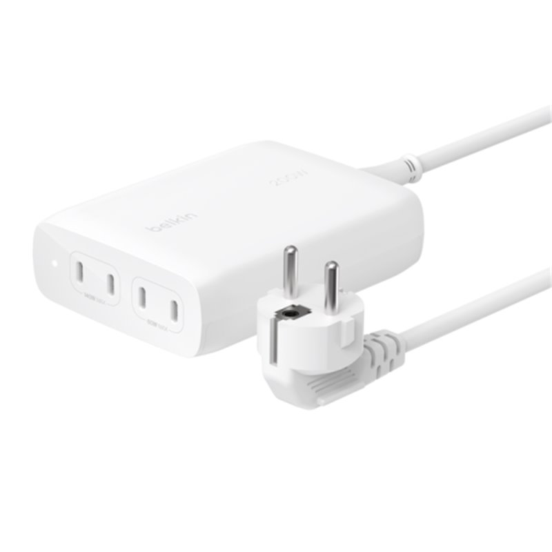 Belkin BoostCharge Pro Portátil, Smartphone, Tableta Blanco Corriente alterna Carga rápida Interior