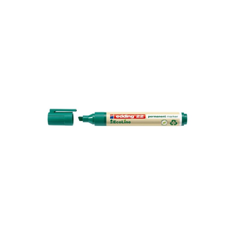 MARCADOR PERMANENTE EDDING ECOLINE 22 COLOR VERDE EDDING 22-004