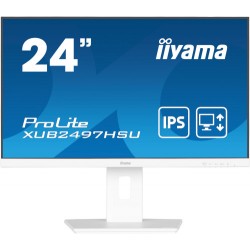 iiyama ProLite XUB2497HSU-W2 pantalla para PC 60,5 cm (23.8") 1920 x 1080 Pixeles Full HD LED Blanco