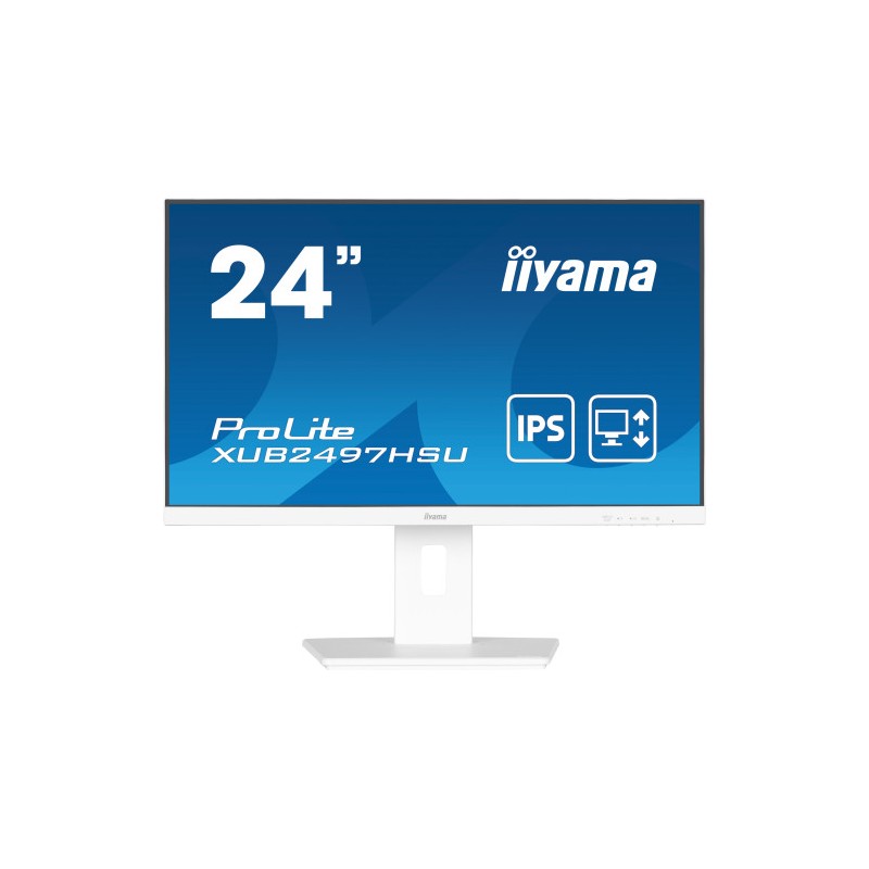 iiyama ProLite XUB2497HSU-W2 pantalla para PC 60,5 cm (23.8") 1920 x 1080 Pixeles Full HD LED Blanco