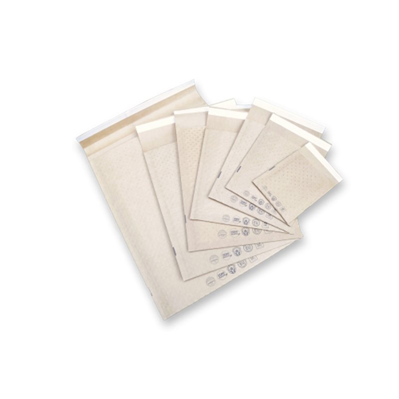 CAJA 100 BOLSAS ECO AIR BAG ACOLCHADA BICAPA Nº 15 KRAFT AUTOADHESIVO MEDIDA INTERIOR 220X265 MM SAM 146294