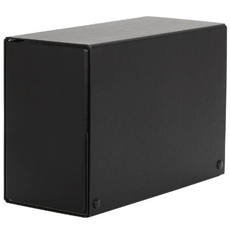 CARPETA DE PROYECTOS LOMO 120 CIERRE BROCHES EN COLOR NEGRO PARDO 971201