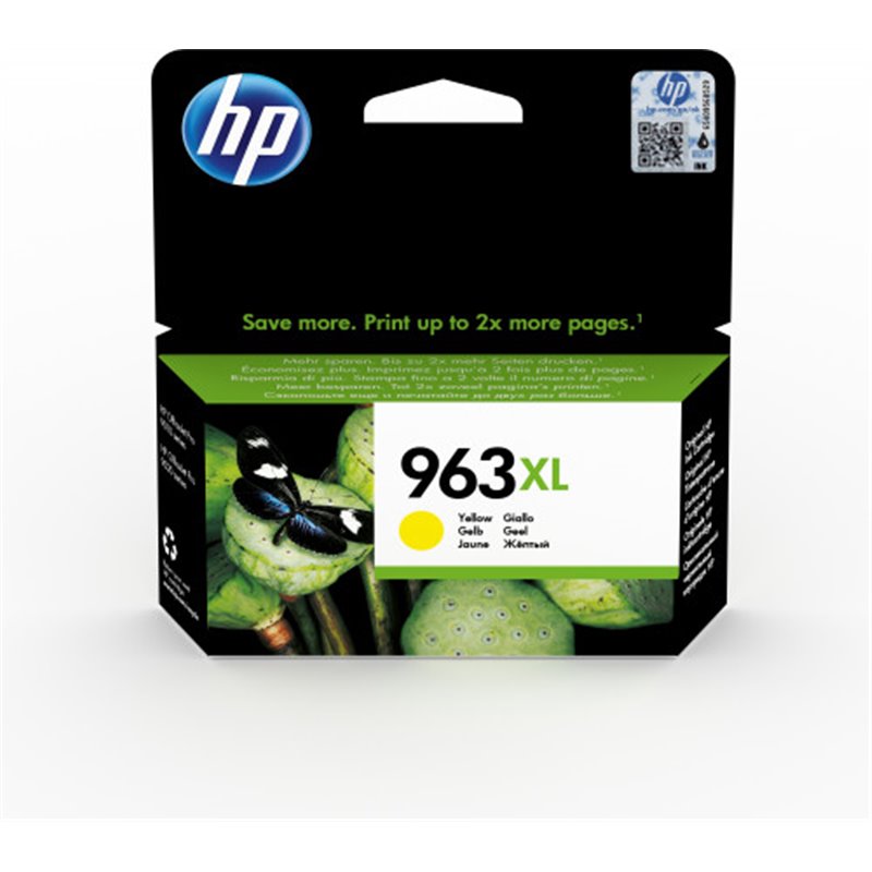 HP CARTUCHO TINTA HP 963XL AMARILLO OFFICEJET9010 HP963XL (3JA29AE)