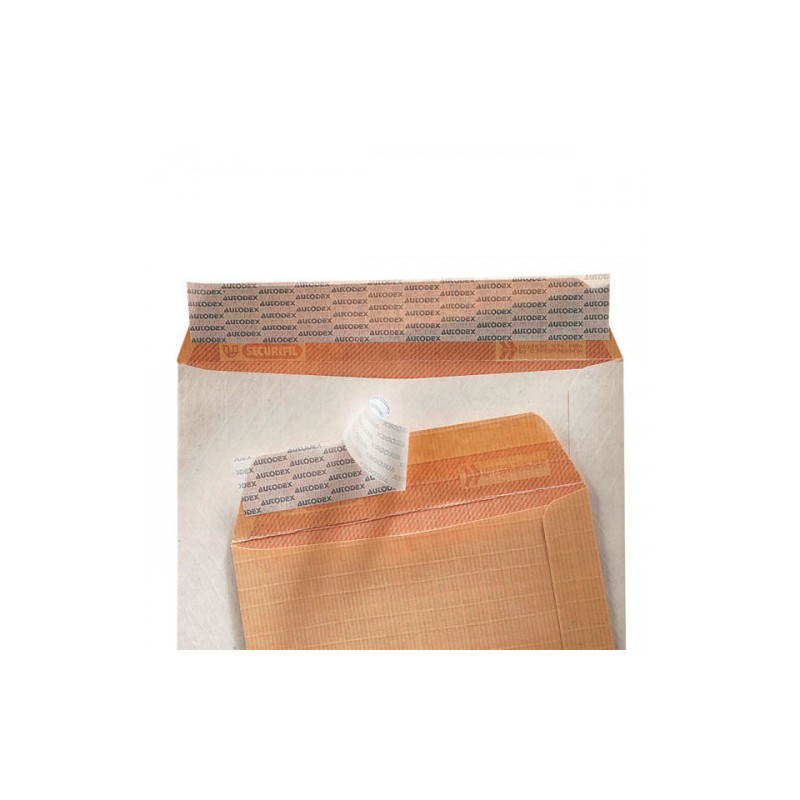 CAJA 100 BOLSAS RADIOGRAFIA (310X410) KRAFT ARMADO 120 GRS. AUTOSAM AUTOADHESIVO TIRA DE SILICONA ENVIO SEGURIDAD SAM 145813