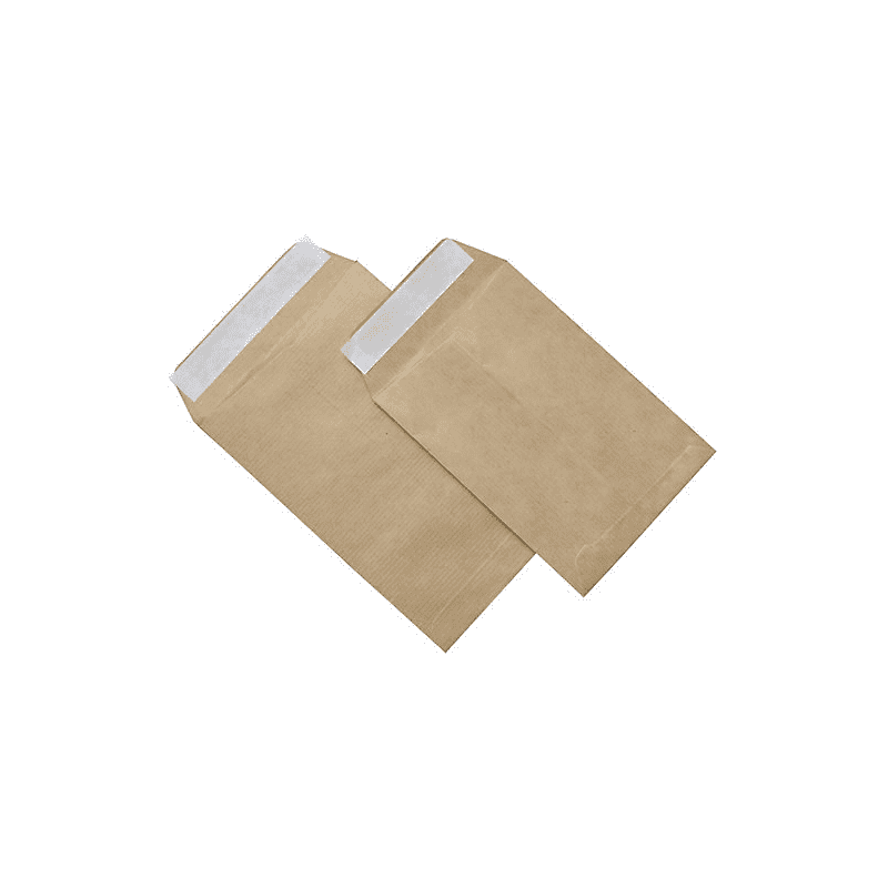 CAJA 250 BOLSAS DIN C4 (229X324) KRAFT 90 GRS. AUTOSAM AUTOADHESIVO CON TIRA SILICONA SAM 145508