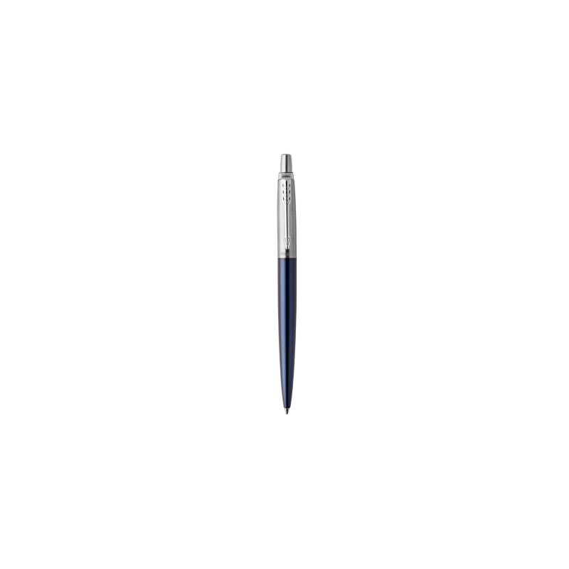 BOLÍGRAFO RETRÁCTIL JOTTER ROYAL AZUL CON BORDE CROMADO PUNTO MEDIO TINTA AZUL PARKER 1953186