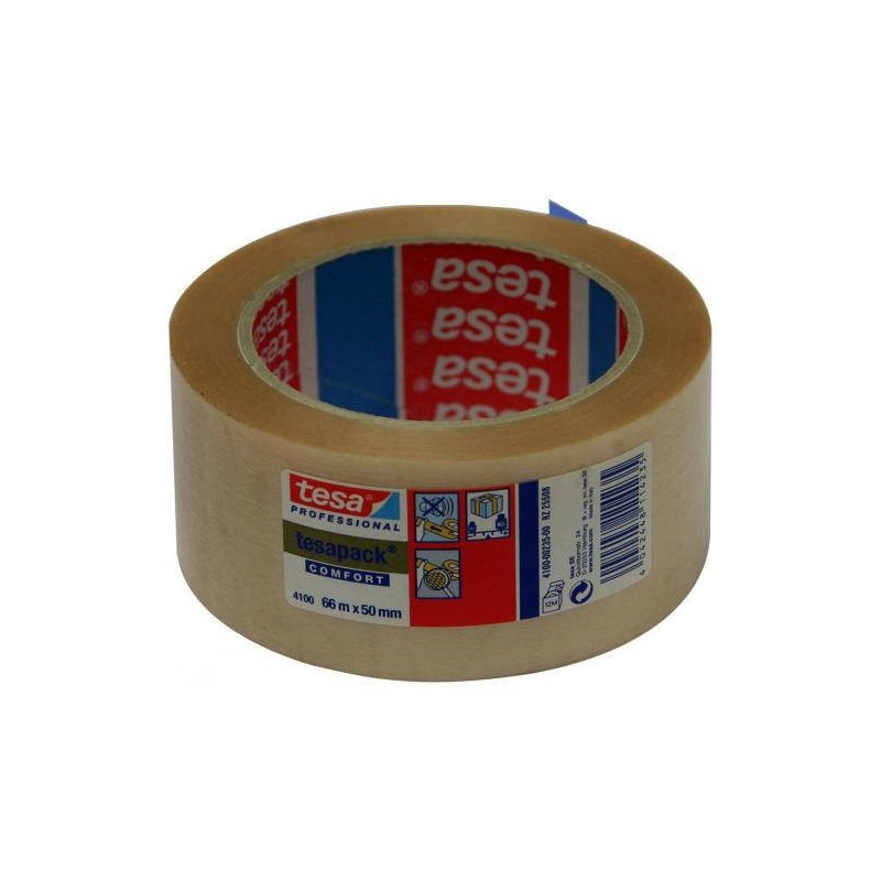 CINTA DE EMBALAJE EN PVC RUGOSO 50MM.X66M. TRANSPARENTE TESA 04100-00228-00