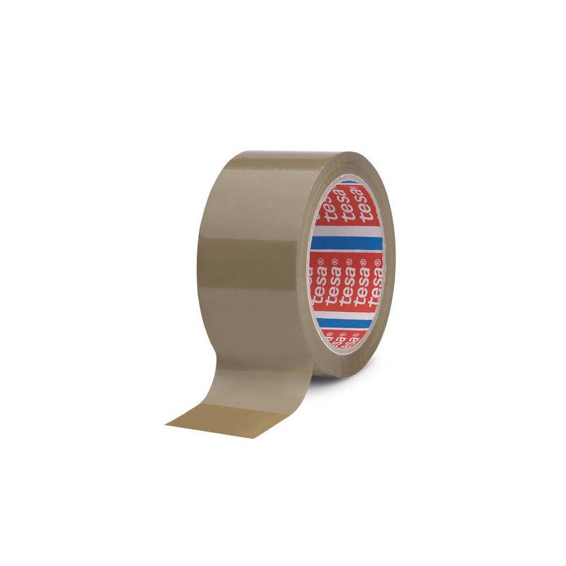 CINTA DE EMBALAJE EN POLIPROPILENO 50MM.X132M. MARRON TESA 04089-00106-06