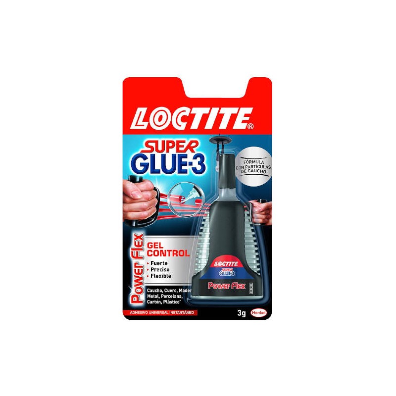 ADHESIVO INSTANTANEO SUPER GLUE-3GR. POWER GEL LOCTITE 2640067