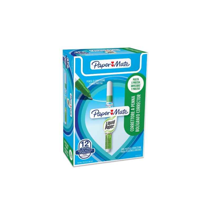 Papermate 2037841 corrector líquido tipo bolígrafo 7 ml