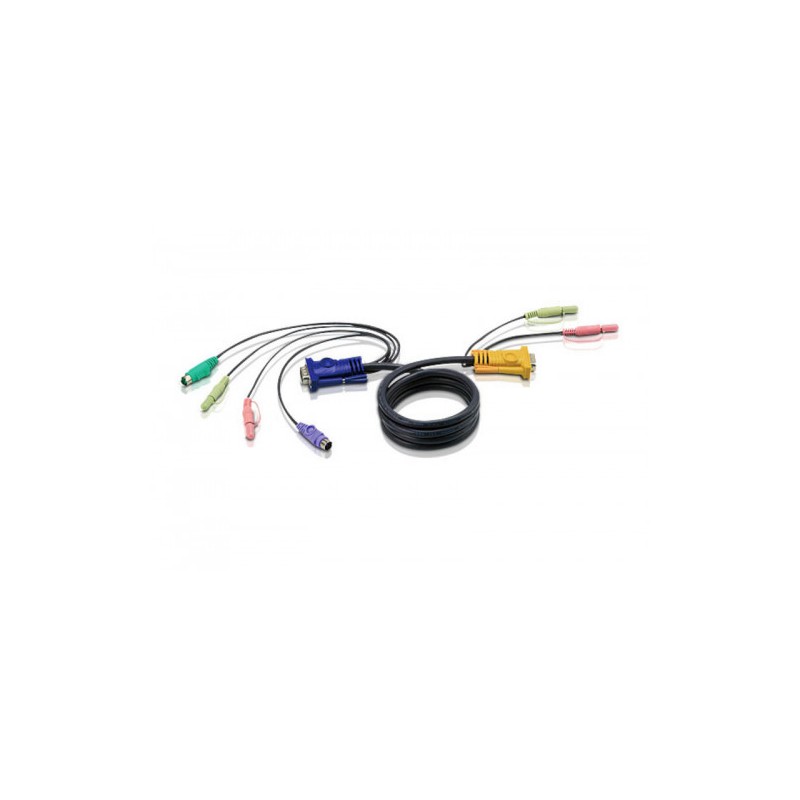 Aten 2L5303P cable para video, teclado y ratón (kvm) Negro 3 m