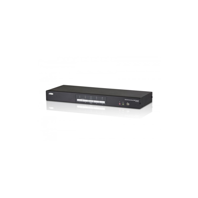 Aten CS1644A interruptor KVM Montaje en rack Negro