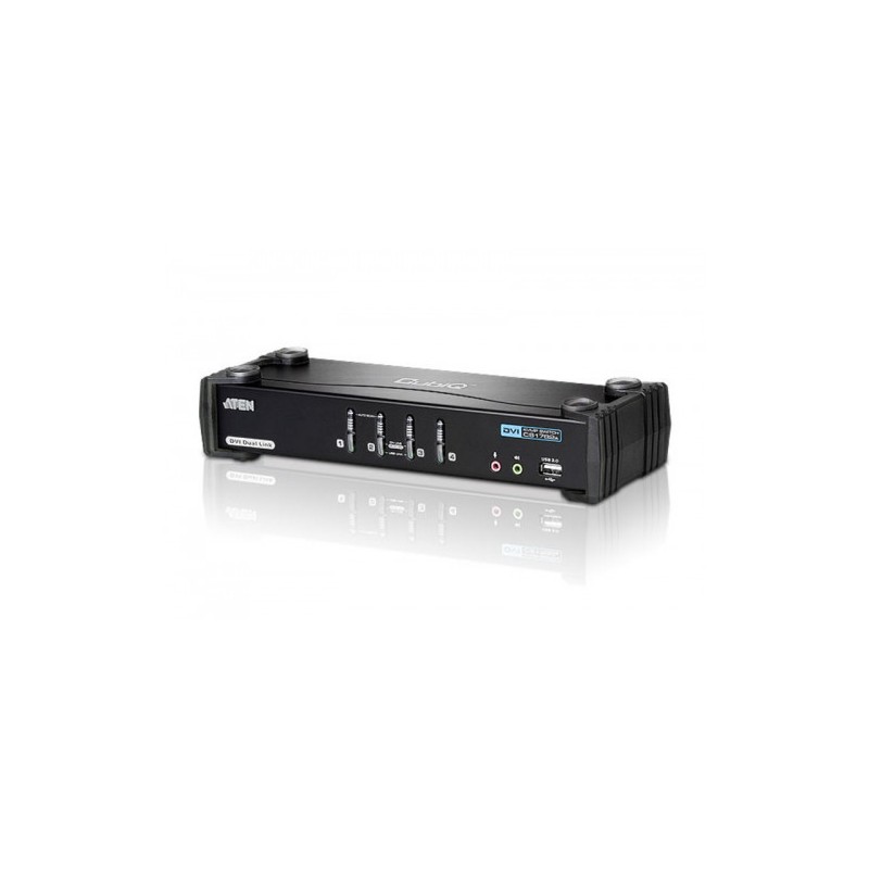 Aten CS1784A interruptor KVM Negro