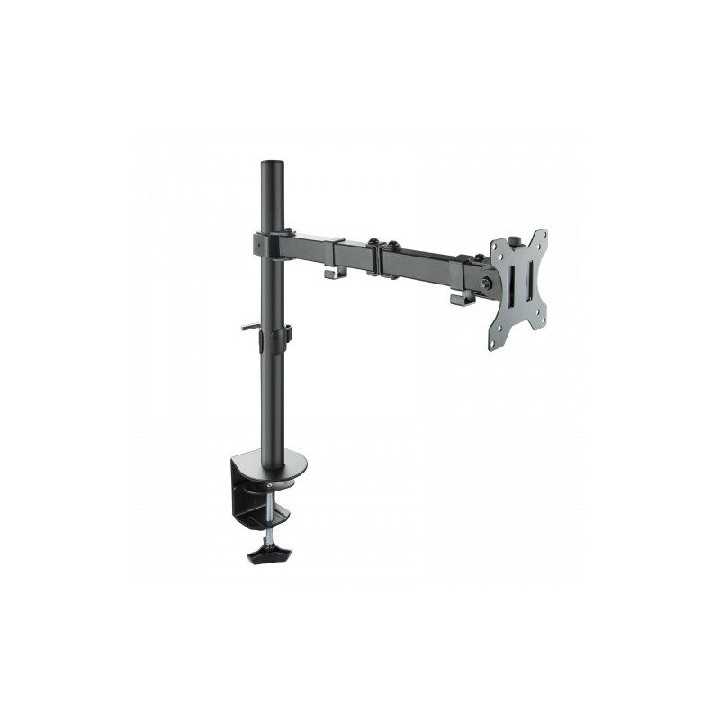 TooQ Soporte de Mesa Giratorio e Inclinable para Pantalla (Monitor / TV Plasma / LCD / LED) 13"-32", de Un Brazo, max 8 kg, Negr
