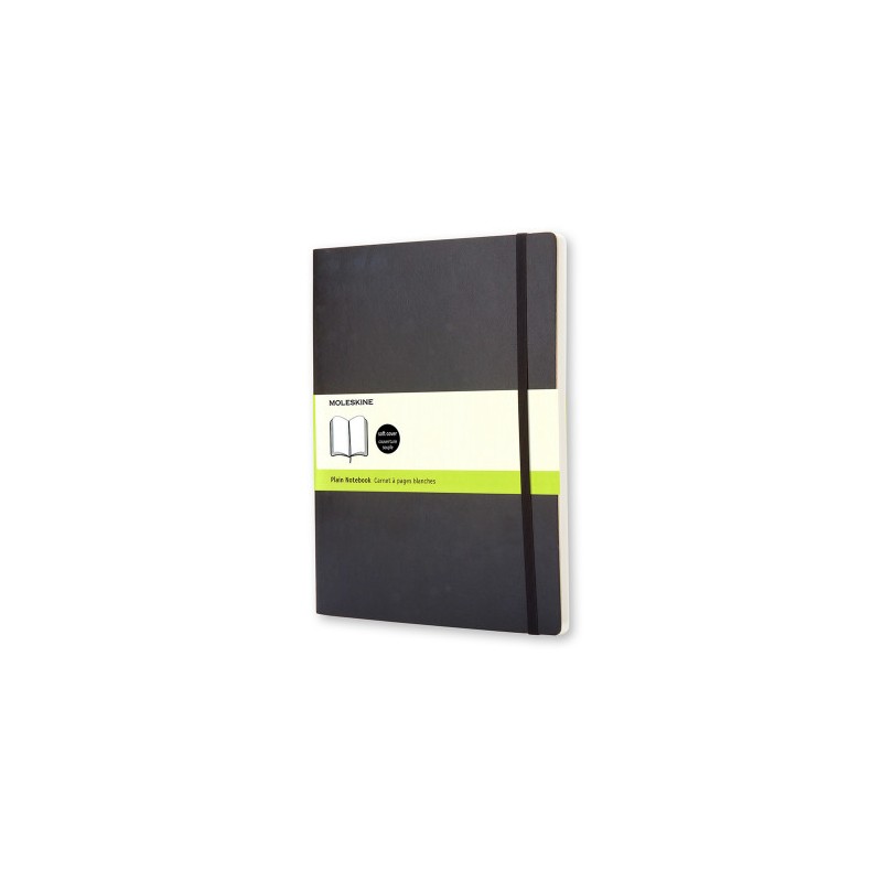 LIBRETA CLASICA TAPA BLANDA NEGRA XL (19X25CM) LISA MOLESKINE QP623