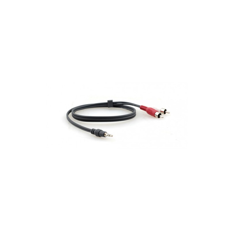 Kramer Electronics C-A35M/2RAM-50 cable de audio 15,2 m 3,5mm 2 x RCA Negro