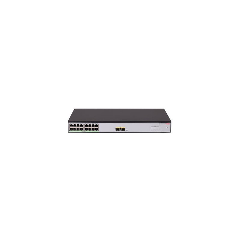 H3C LS-1600V2-18P-GL switch Gestionado Gigabit Ethernet (10/100/1000) Gris, Negro