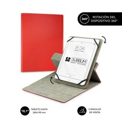 SUBBLIM Funda Tablet Rotate 360 Executive Case 10,1" Red