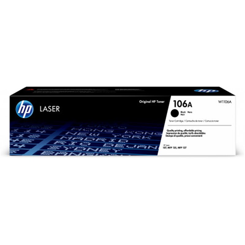 HP 106A TONER HP106A NEGRO (W1106A)