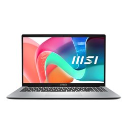 MSI Modern 15 F1MG-256XES Intel Core 5 120U Portátil 39,6 cm (15.6") Full HD 16 GB DDR4-SDRAM 512 GB SSD Wi-Fi 6E (802.11ax) Fre
