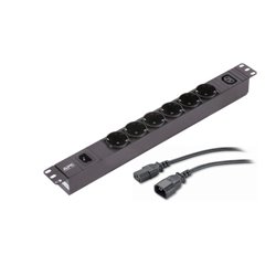 APC EPDU1010B-SCH unidad de distribución de energía (PDU) 7 salidas AC 1U Negro