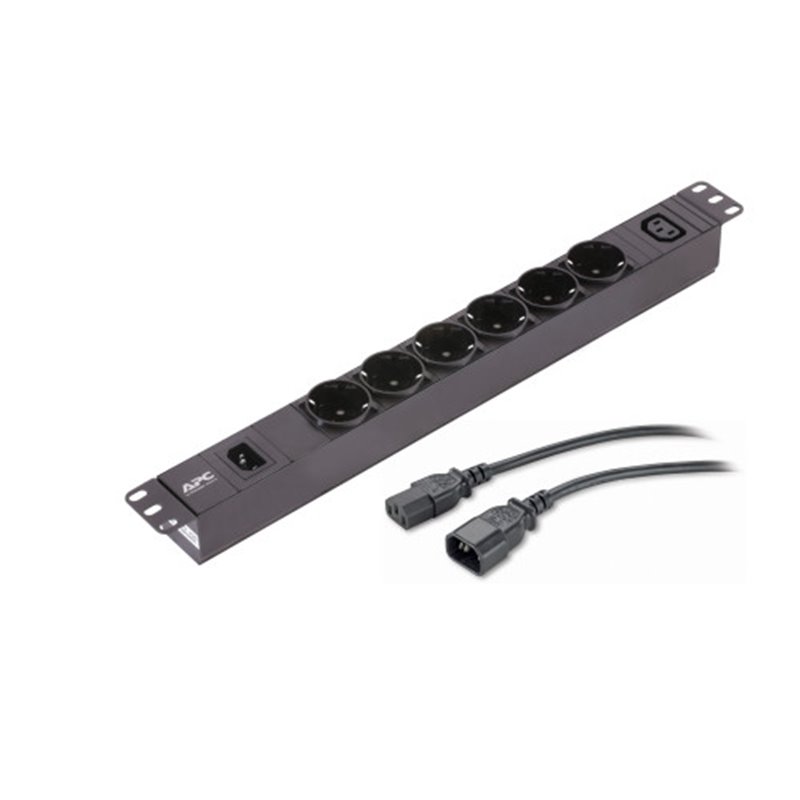 APC EPDU1010B-SCH unidad de distribución de energía (PDU) 7 salidas AC 1U Negro