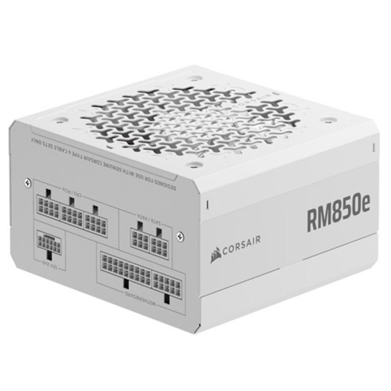 FUENTE ALIMENT. CORSAIR RM850E (2025) 80+ GOLD FULL MODULAR ATX 3.0 850 WATT BLANCA CP-9020293-EU