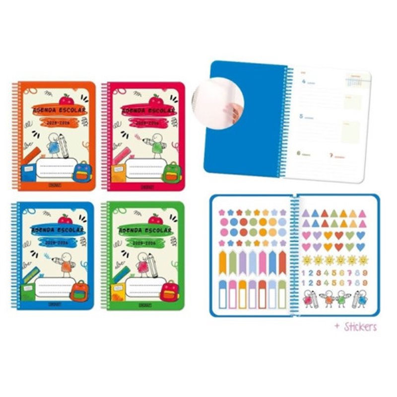 AGENDA ESCOLAR 2025-2026 BACK TO SCHOOL 4º SEMANA VISTA TAPA POLIPROPILENO INGRAF 333352