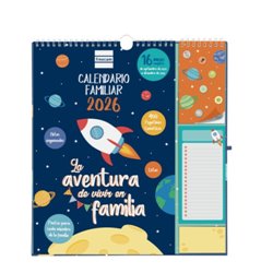 CALENDARIO 16 MESES SEPTIEMBRE 2025-DICIEMBRE 2026 PLUS 340X380 MES VISTA FAMILIAR+ FINOCAM 540220126