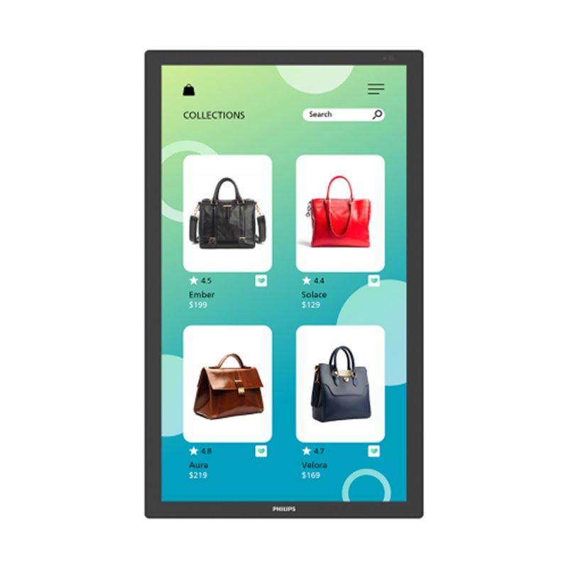 Philips 3000 series 32BDL3751T/00 pantalla de señalización Panel plano interactivo 80 cm (31.5") LCD Wifi 350 cd / m² Full HD Ne