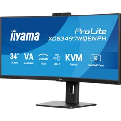 MONITOR IIYAMA VA, 2H 1DP,DOCK, KVM,  95W, 5MP HELLO