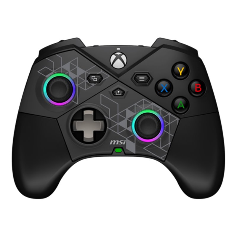 MSI FORCE PRO W CONTROLLER Negro USB 2.0 Gamepad Analógico/Digital Android, PC, Xbox One S, Xbox One X, Xbox Series S, Xbox Seri