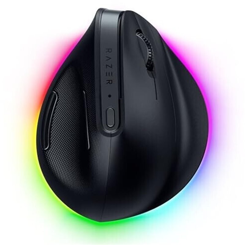 Razer Pro Click V2 Vertical ratón Universal mano derecha RF Wireless + Bluetooth + USB Type-C Óptico 30000 DPI