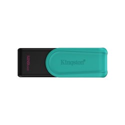 Kingston Technology DataTraveler 128GB Portable USB 3.2 Gen 1 Exodia S (Black/Turquoise)