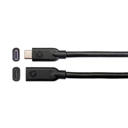 Kramer Electronics PG-U32/FF cambiador de género para cable USB–C Negro
