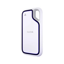 SanDisk SDSSDE62P-2T00-G25 unidad externa de estado sólido 2 TB USB Tipo C 3.2 Gen 2 (3.1 Gen 2) Blanco