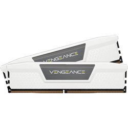 MEMORIA CORSAIR DDR5 32GB 2X16GB PC6400 VENGEANCE BLANCA CMK32GX5M2B6400Z32W