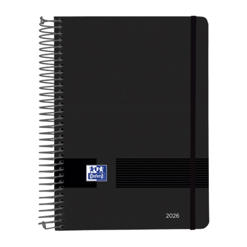 AGENDA 2026 LIVE&GO A5 15X21CM DIA PAGINA COLOR NEGRO OXFORD 400201730