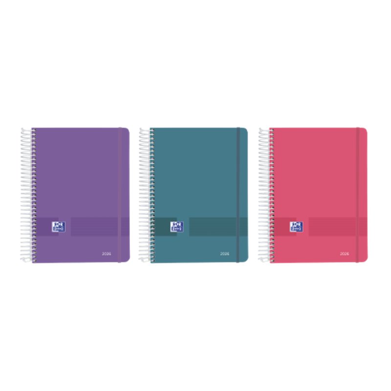 AGENDA 2026 LIVE&GO A5 15X21CM DIA PAGINA COLORES VIVOS OXFORD 400201728