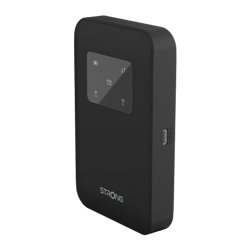Strong 4G+ LTE MiFi Hotspot Router Wi-Fi 900 router inalámbrico Doble banda (2,4 GHz / 5 GHz) Negro