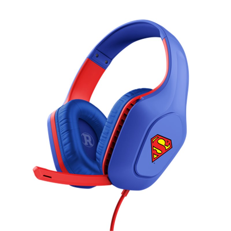 Trust GXT 415SM Zirox Auriculares Alámbrico Diadema Juego Azul, Rojo