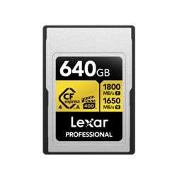 Lexar LCAGOLD640G-RNENG memoria flash 640 GB CFexpress tipo A