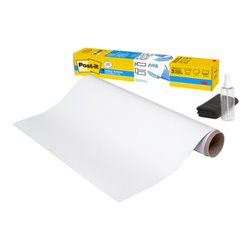 SUPERFICIE ADHESIVA DE BORRADO EN SECO 0,914X1,219M SUPER STICKY FLEX WRITE ROLLO FWS4X3 POST-IT 7100299404