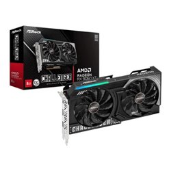 VGA ASROCK RX9060XT CL 8GO,AMD,RX9060XT,8GB,GDDR6,128BIT,2HDMI+2DP (2 VENTILADORES)
