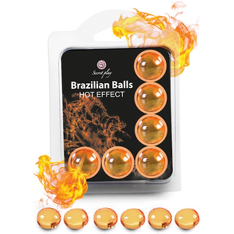 SECRET PLAY SET 6 BRAZILIAN BALLS EFECTO CALOR