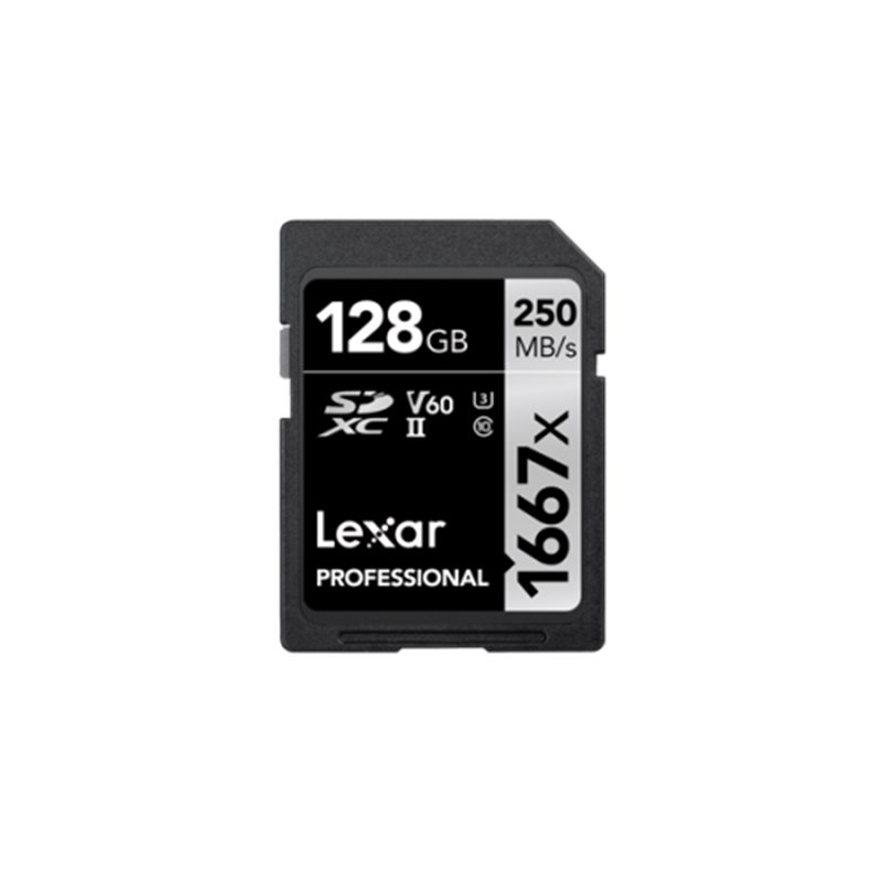 Lexar SDXC, 128 GB UHS-II Clase 10